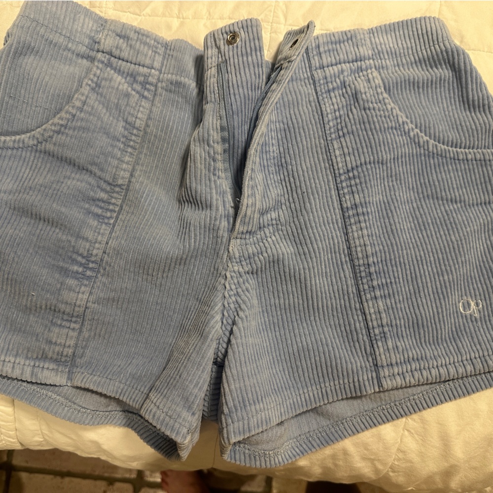 Vintage Op (vintage Ocean Pacific) corduroy light blue shorts